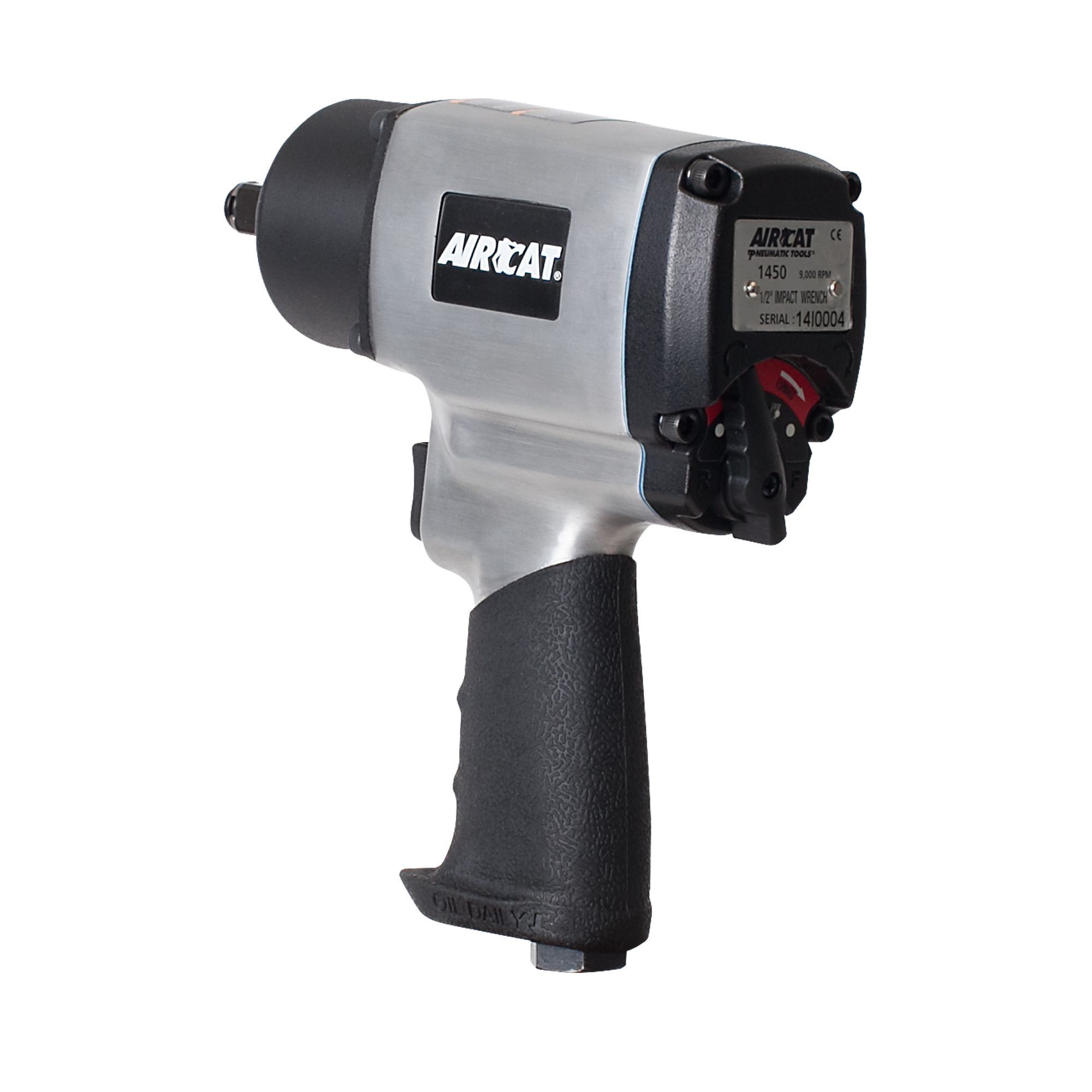 AirCat, 1/2in. IMPACT WRENCH, Drive Size 1/2 in, Max. RPM 9000 Model# 1450